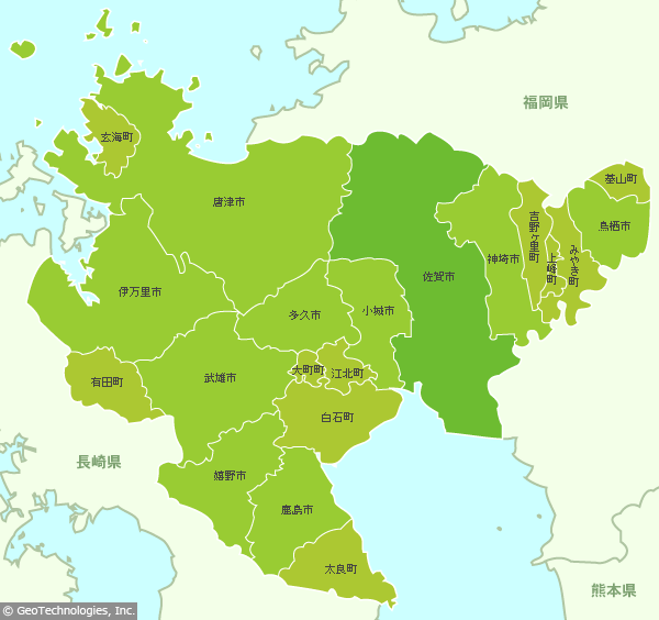 佐賀 県 地図